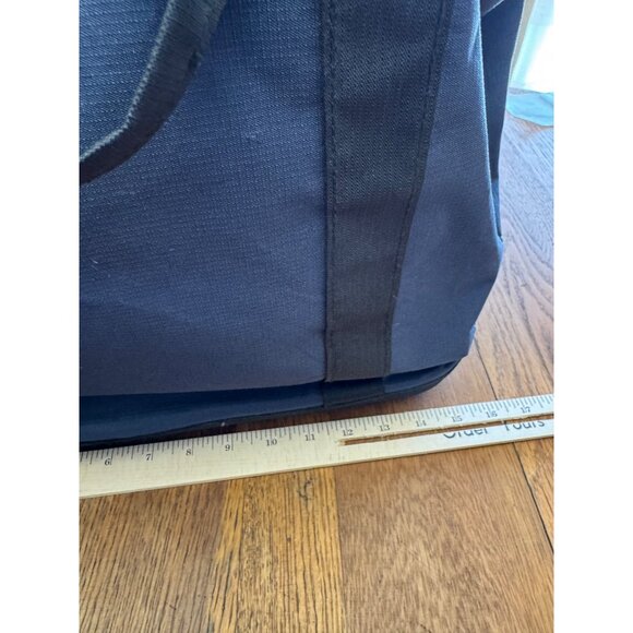 Pet Carrier Tote Navy Mesh Ends & Top Zipper Openings Cats Small Dogs - Picture 10 of 13